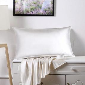 img 2 attached to ARTALL Luxury 19 Momme 100% Pure Natural Mulberry Silk Pillowcase - Queen Size White