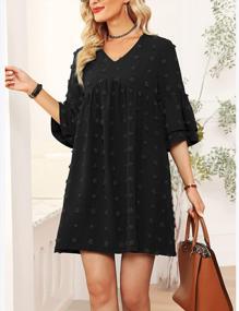 img 3 attached to Casual And Cute Bell Sleeve Dresses For Women: Perfect For Summer Beach Days