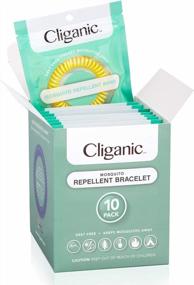 img 2 attached to 50 Pack DEET-Free Mosquito Repellent Bracelets - Cliganic