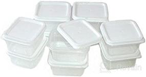 img 3 attached to 📦 Sure Fresh Mini Storage Containers, 10-Count Packs - Square Shape (2-Pack)