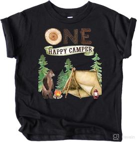 img 2 attached to Birthday Camping Outdoor T Shirts Military Apparel & Accessories Baby Girls best: Clothing