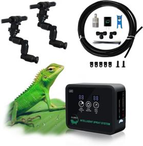 img 4 attached to LLSPET Reptile Humidifiers: Intelligent Spray System with Timing Controller for Vivarium Tank – Adjustable 360° Misting Nozzles