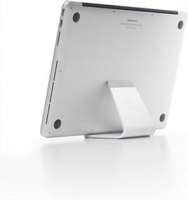 img 2 attached to White Bluelounge Mika Desktop Stand For Improved Workspace Ergonomics