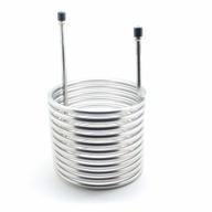 high-quality qiimii stainless steel 304 condensing coil - perfect for efficient heat transfer - 9" x 9" x 15" size and 1/4" fnpt logo