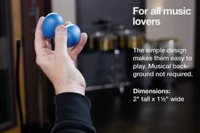 img 1 attached to 🥚 Meinl Percussion ES2-B Set of 2 Plastic Egg Shakers in Blue - Enhanced SEO