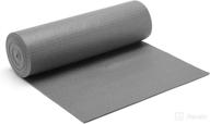 mixpower professional tool box liner and drawer liner - non-slip foam rubber mat for toolbox drawers - adjustable thick cabinet liners - grey - 16 inch (wide) x 16 feet (long) - 3mm thickness логотип