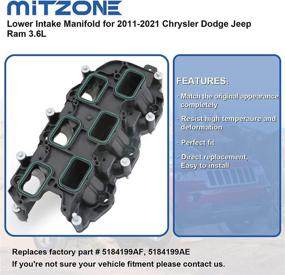 img 1 attached to MITZONE Manifold Compatible 2011 2018 Chrysler