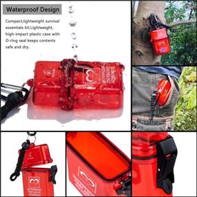 img 2 attached to Stay Prepared Anywhere With DEFTGET Waterproof First Aid Kit For Outdoor Activities