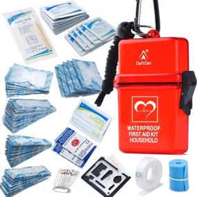 img 4 attached to Stay Prepared Anywhere With DEFTGET Waterproof First Aid Kit For Outdoor Activities