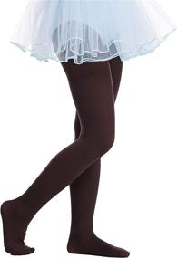 img 3 attached to Frola Opaque Microfiber Ballet Tights Girls' Clothing ~ Socks & Tights