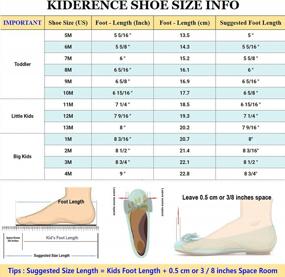 img 1 attached to Kiderence Girls Flat Mary Jane Shoes Slip-On School Party Dress Балетки (для малышей/маленьких детей)