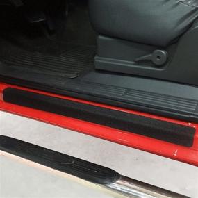 img 4 attached to Red Hound Auto Compatible Protection Interior Accessories via Door Entry Guard