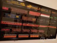 img 1 attached to Securely Display & Protect Your HO Scale Model Train Collection With UV Cabinet Wall Rack review by Gerson Lagerquist