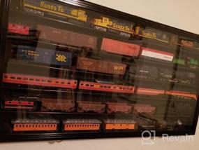 img 5 attached to Securely Display & Protect Your HO Scale Model Train Collection With UV Cabinet Wall Rack