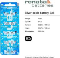 335 renata watch batteries 5pcs logo