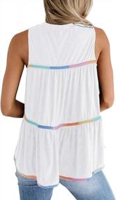 img 3 attached to Stay Cool And Stylish This Summer With MIHOLL Women'S Flowy Tank Top