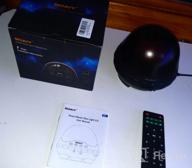 img 1 attached to Galaxy Projector Night Light With Bluetooth Speaker, Remote Control, 8 White Noises, Alexa Smart App Compatibility, Perfect For Kids, Adults, Bedroom, Party, And Home Decor - SOAIY Star Projector review by Christopher Cortez