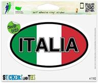 italia italy bumper window sticker logo