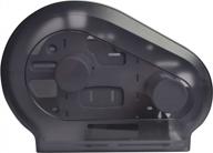 эффективное управление туалетными салфетками с диспенсером janico 2112 - размер 12 дюймов, черный полупрозрачный дизайн логотип