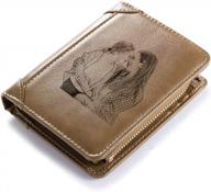 custom engraved photo wallets: the ultimate personalized gift for men logo
