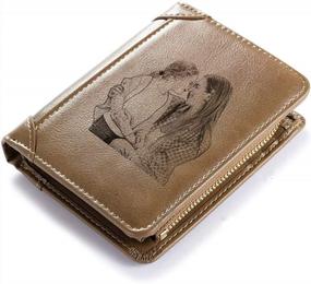 img 4 attached to Custom Engraved Photo Wallets: The Ultimate Personalized Gift For Men