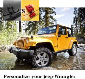 img 2 attached to Latches Locking 2007 2020 Wrangler Stainless