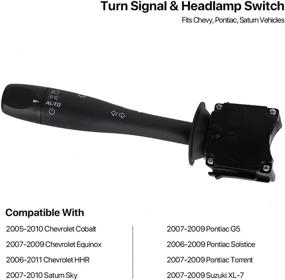 img 3 attached to 🔀 D6254E Turn Signal Switch - Chevy Cobalt, Equinox, HHR: Replace 15915857, D6254E, SW5908 - Headlamp Dimmer Blinker Lever Switch