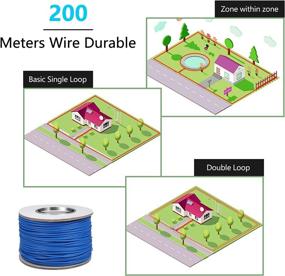 img 2 attached to 🐶 PETSAFE Electric Dog Fence System - Rechargeable, Underground & Aboveground Containment Solution with Waterproof Collar Receivers and 656Ft Boundary Wire - Suitable for Small, Medium, and Large Dogs