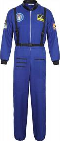 img 4 attached to Men'S Astronaut Costume: Adult Space Suit For Spaceman Explorer Cosplay