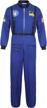 men's astronaut costume: adult space suit for spaceman explorer cosplay logo