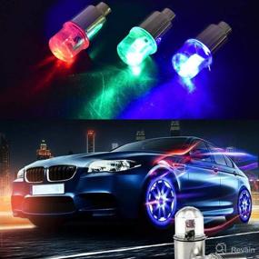 img 3 attached to 🔵 FICBOX 20PCS LED Wheel Lights Valve Stem Lights - Upgrade Your Vehicle's Look with Tire Valve Caps Lamp for Car Trucks Motorcycle Bike (20pcs Mixed Colors)