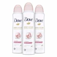 pack of 3 dove beauty finish dry spray antiperspirant deodorants for women with 48 hour protection, soft rose fragrance, 3.8 oz each logo