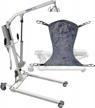 450 lb. weight capacity home and facility patient transfer lifter - tuffcare rhino lift with full electric power base logo