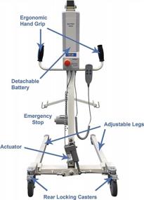 img 2 attached to 450 Lb. Weight Capacity Home And Facility Patient Transfer Lifter - Tuffcare Rhino Lift With Full Electric Power Base