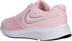 img 3 attached to Girls' Nike Runner Sneaker 👟 in Anthracite Electric - Athletic Shoes