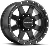 raceline wheels defender black 5x139 7 24mm logo
