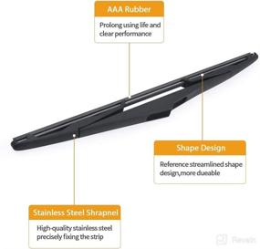 img 3 attached to 🚙 MIKKUPPA 68018929AA 13" Rear Wiper Blade Replacement for Wrangler JK 2007-2016 - Enhanced SEO