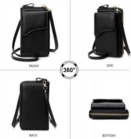 img 2 attached to Myfriday Lightweight Leather Crossbody Bag - Small Shoulder Purse With Cellphone Wallet For Women