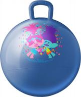 trolls hopper ball for kids by hedstrom, 15 inch hop ball logo
