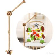 🍼 everlove, wooden crib mobile arm - baby mobile holder for crib - baby mobile hanger for crib (made from 100% ash wood) логотип