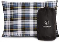 легкая и компактная походная подушка - redcamp фланелевая подушка для путешествий со съемным чехлом, 1/2 шт. логотип