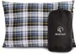 lightweight & compact camping pillow - redcamp flannel travel pillow with removable cover, 1pc/2pcs. logo