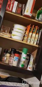 img 5 attached to Прозрачный пластиковый проигрыватель Lazy Susan Turntable Spinner для организации кухни и ванной комнаты - Коллекция Lumiere - 9-дюймовый полностью вращающийся органайзер для еды, кладовой, холодильника, шкафов или прилавков