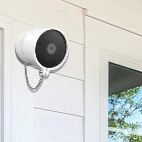 img 1 attached to Protect Your Google Nest Cam With OkeMeeo'S Anti-Theft Chain For Outdoor Security (1 Pack)