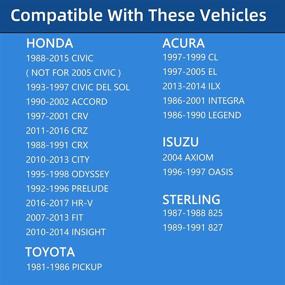 img 3 attached to 🔧 1988-2015 Honda Civic, Accord, CRV, CRZ, CRX, City, Odyssey, Prelude, HR-V, FIT, Insight Thermostat - Compatible with 1986-2014 ACURA CL, EL, ILX, INTEGRA, LEGEND Models, Replaces 19301-PAA-306, 19301-PLC-315, 19301-RNA-315