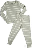 🐑 cozy and comfy: counting sheep toddler pajama set – long sleeve 100% cotton, snug-fit, 2-piece logo