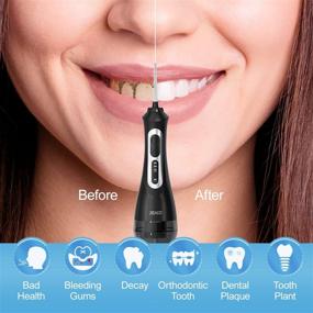 img 3 attached to 💧 Waterproof Rechargeable SEAGO Cordless Oral Irrigator