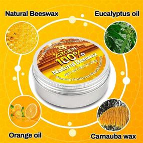 img 3 attached to 🪵 Enhance, Protect, and Care for Furniture: CARGEN Beeswax Wood Polish and Conditioner