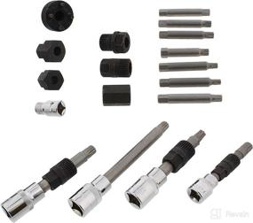img 3 attached to 🔧 ABN Alternator Pulley Service Decoupler 18-Piece Insert Bit Socket Set Tool Kit - Ultimate Car Pulley Removal Decoupling Puller