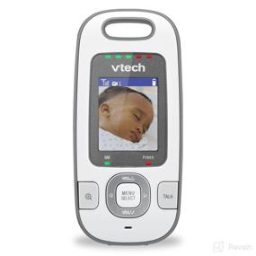 img 1 attached to 👶 VTech VM312-2 Video Baby Monitor: 1000 ft Range, Night Vision, Talk-Back Intercom, 2 Cameras - White/Grey